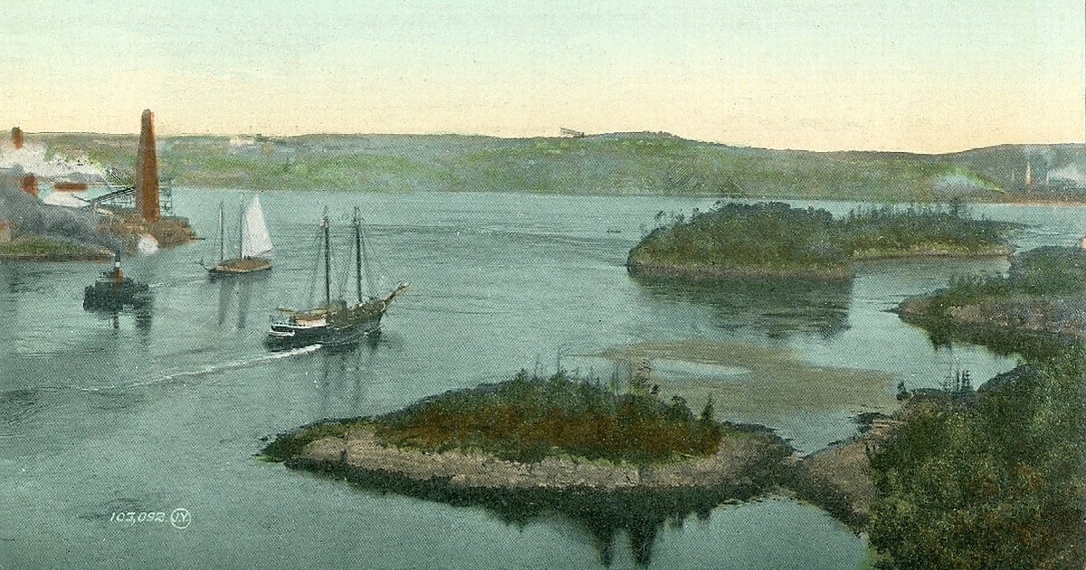 transpress nz shipping in the St John River at St John, New Brunswick