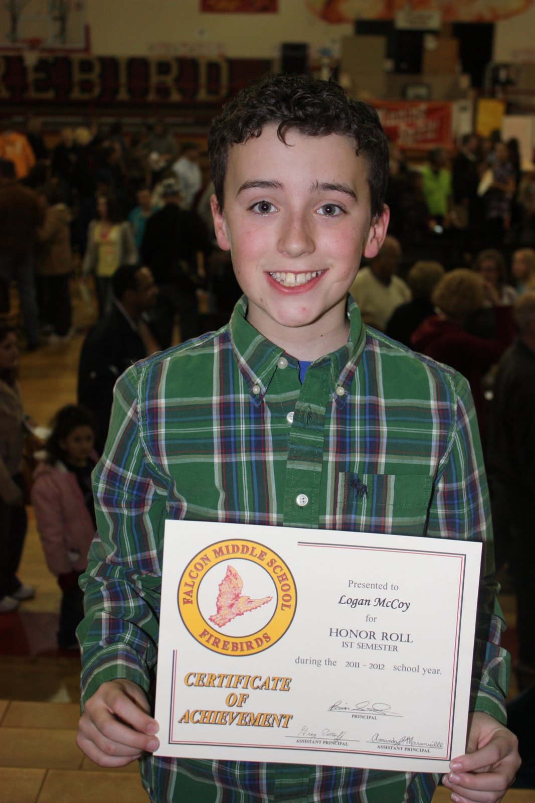 The Chaos Chronicles Falcon Middle School Semester Honor Roll