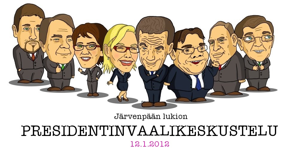 Järvenpään lukion presidentinvaalikeskustelu 2012