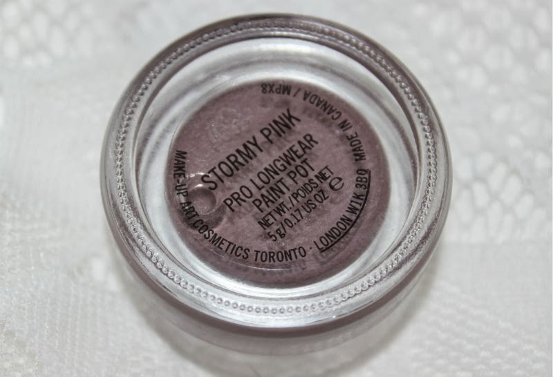 MAC Stormy Pink Pro Longwear Paint Pot Review The Sunday Girl