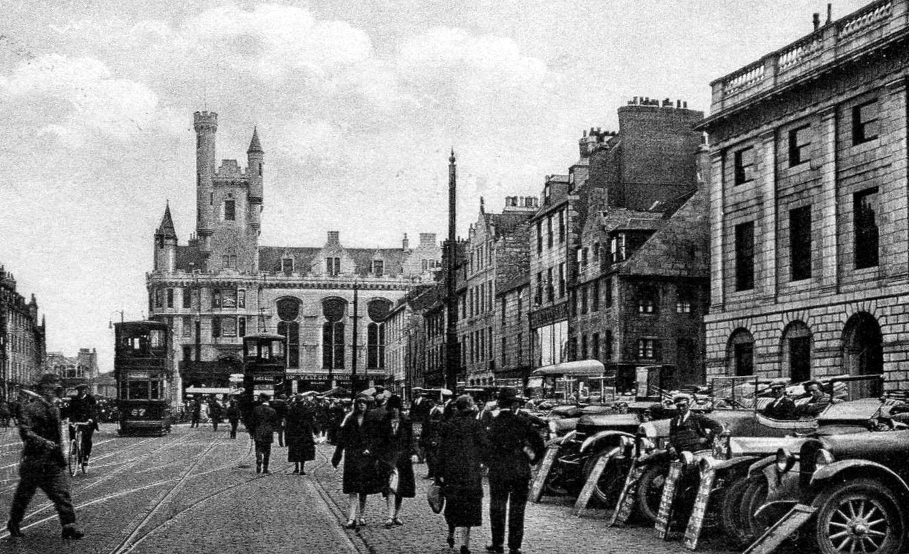 Tour Scotland Photographs Old Photograph Castle Street Aberdeen Scotland