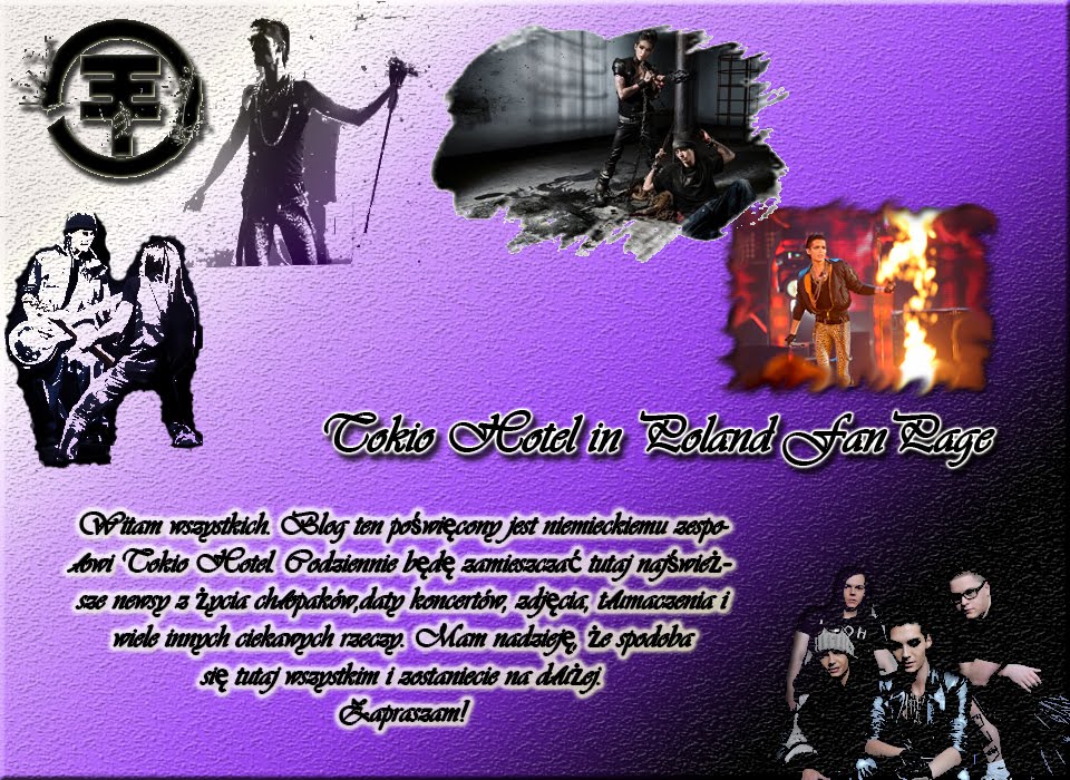 Tokio Hotel in Poland Fan Page