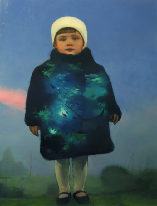 "The Kid", oil/ canvas/digital print, 95x75cm, 2011