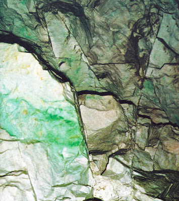 jade boulders deep under the surface