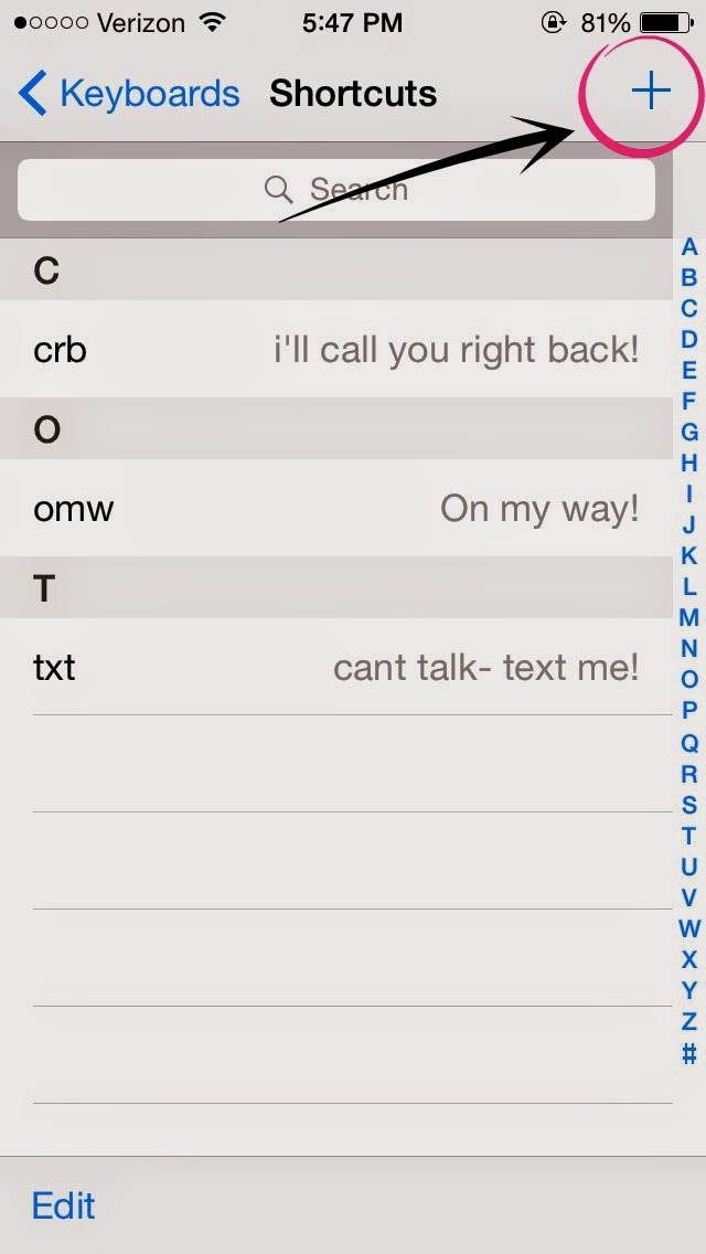 How To Create Keyboard Shortcuts for Instagram Hashtags My Mini