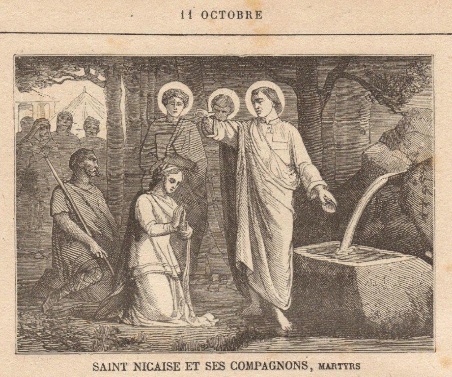 Résultat de recherche d'images pour "Icône de SAINT NICAISE et ses COMPAGNONS"