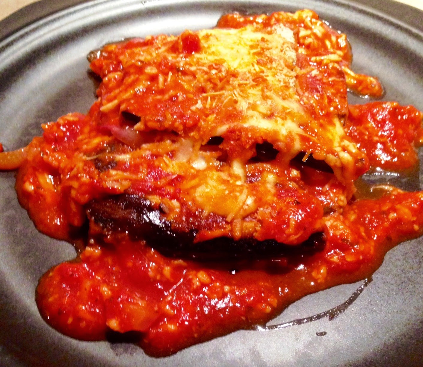 Eggplant Grill it, stack it, Bake it!