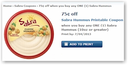 Daily Cheapskate Sabra Hummus Coupon Has Re Set You Can