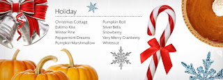 scentsy, holiday, scents, wickless candles