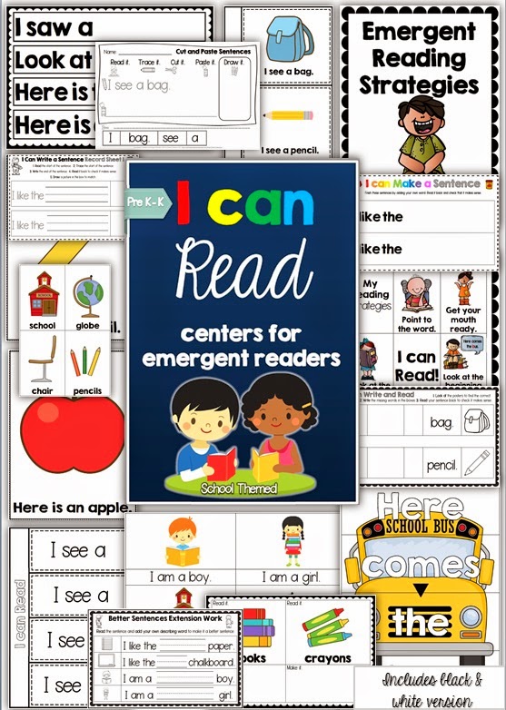 Centers for Emergent Readers