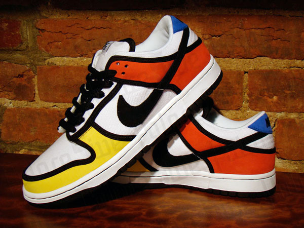 nike dunk low pro sb piet mondrian