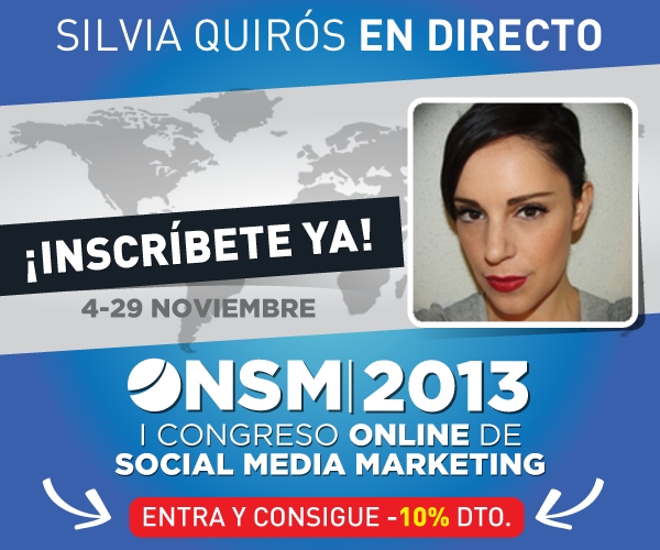 I Congreso Online de Social Media Marketing Silvia Quiros