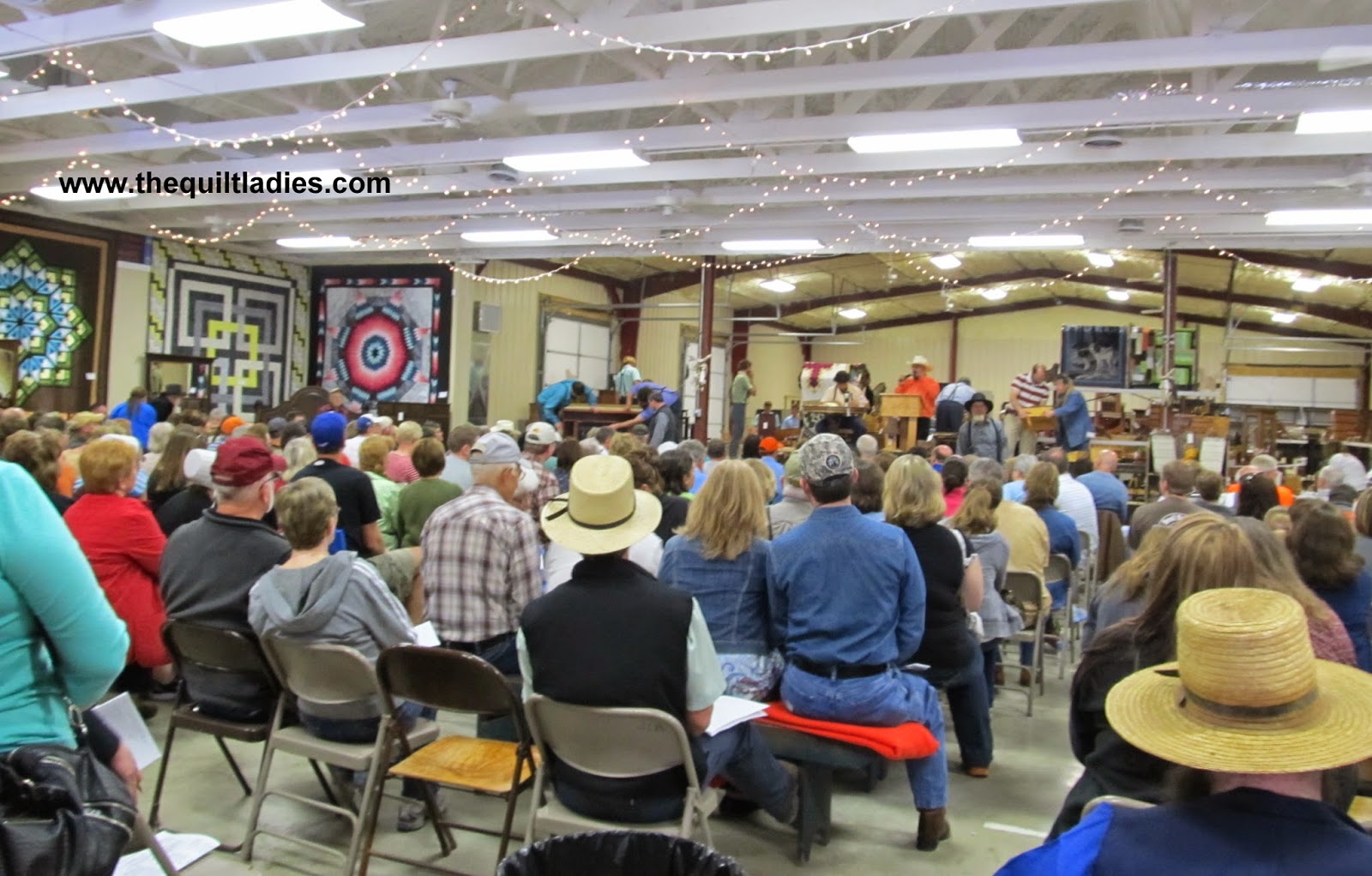 The Quilt Ladies Attended my First Amish Quilt Auction