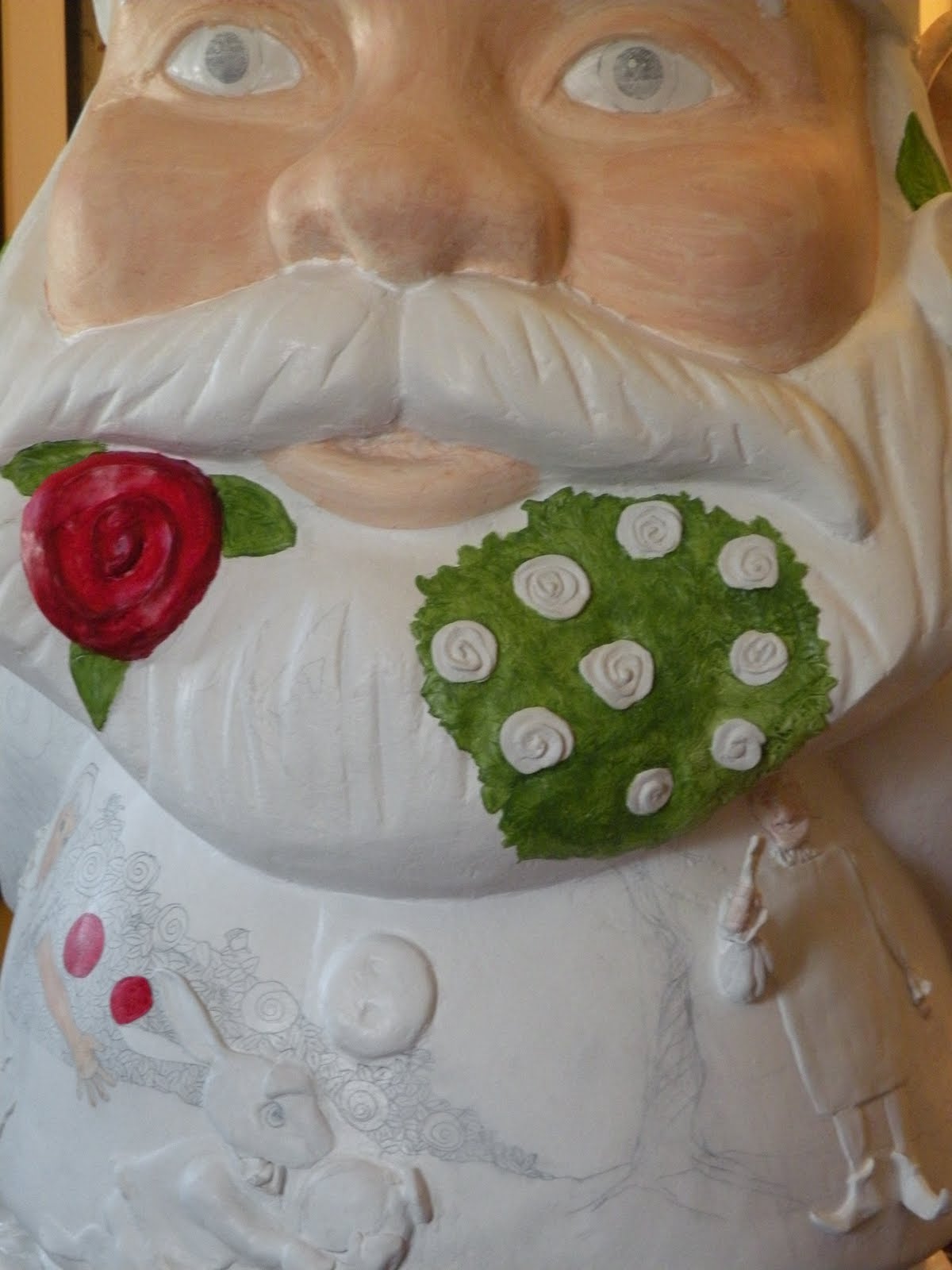 busylittleelf: Garden Gnome Update - The Painting Begins