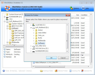 Mengembalikan File dengan Software FreeUndelete 3