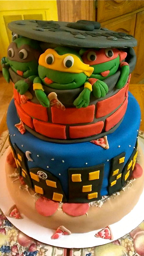 Piece-A-Cake! : Teenage Mutant Ninja Turtles Cake