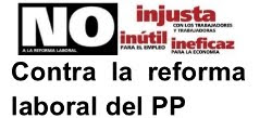 Argumentario de IU contra a reforma laboral do PP