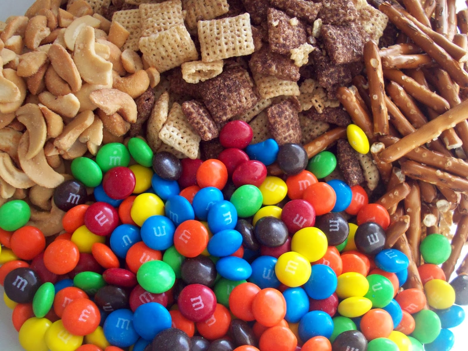 M&M White Chocolate Party Mix Recipe BakingIdeas Food Crafts and Family