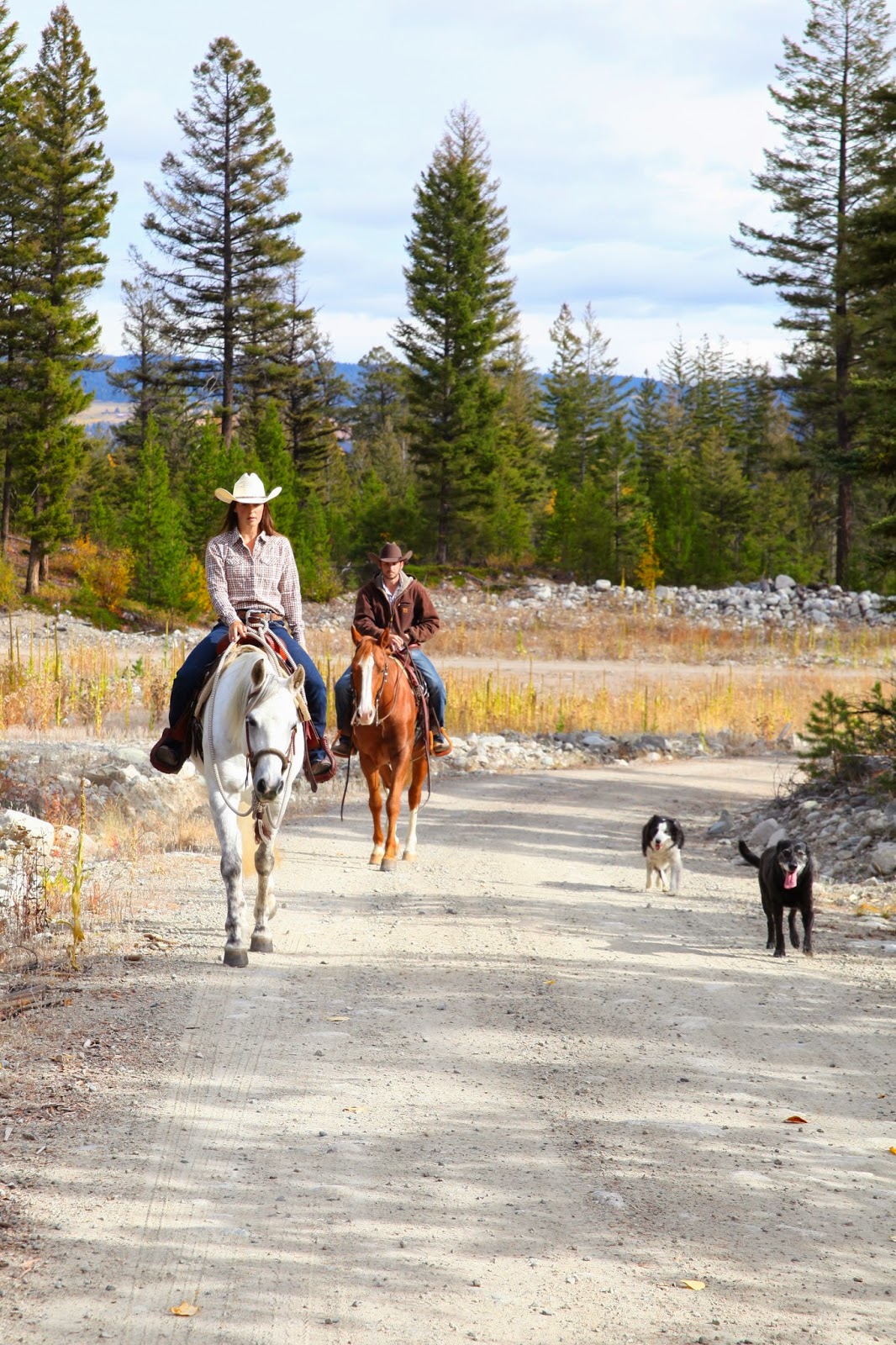 couples on a ranch