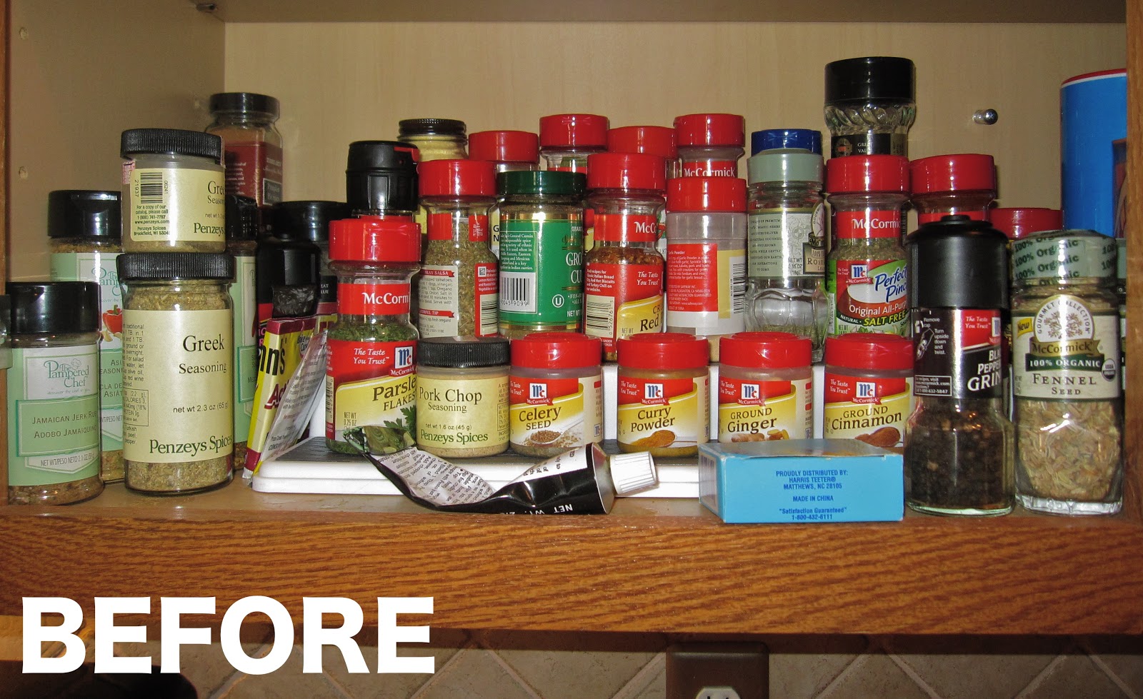 Organize kitchen cabinets Kitchen Corner Spice Cabinet