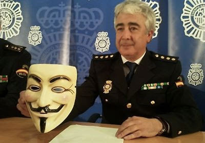 Spanish cops ask for trouble, say they've nabbed 3 Anonymous hackers.
