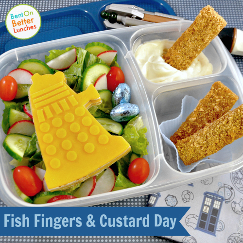 Edible Geekery Fish Fingers & Custard Day + Enormous Doctor Who