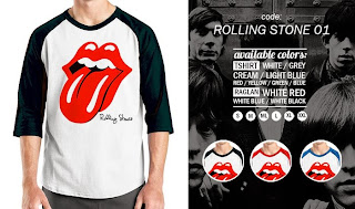 Jual Kaos Rolling Stones Distro Ordinal Apparel 3