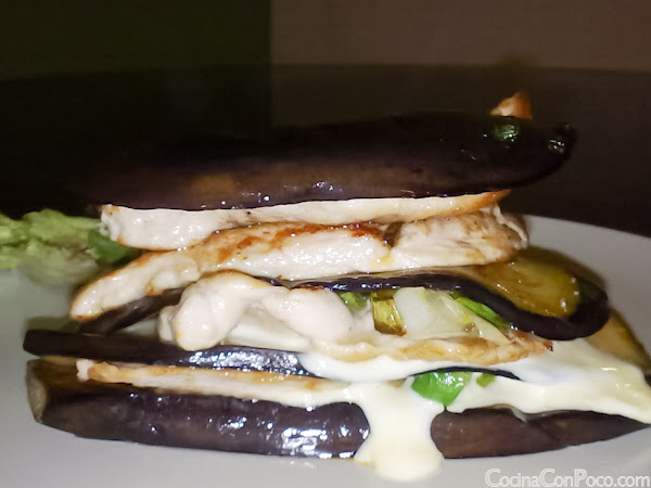 Milhojas de berenjena - Receta paso a paso Milhojas de berenjena - Receta paso a paso