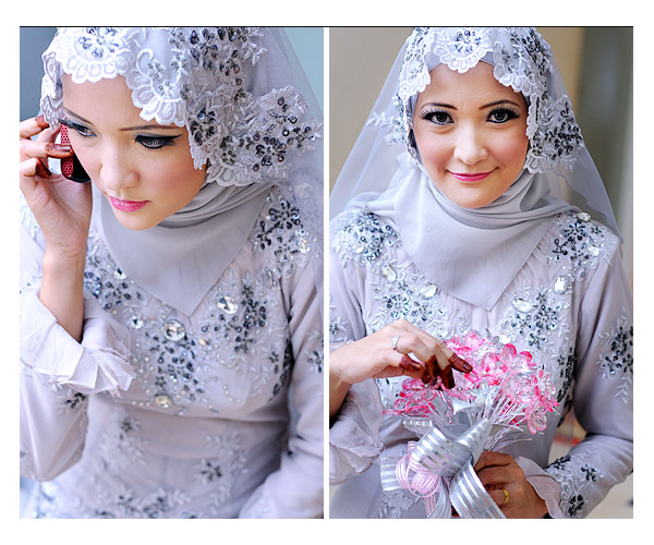 gambar baju pengantin hijab serba putih