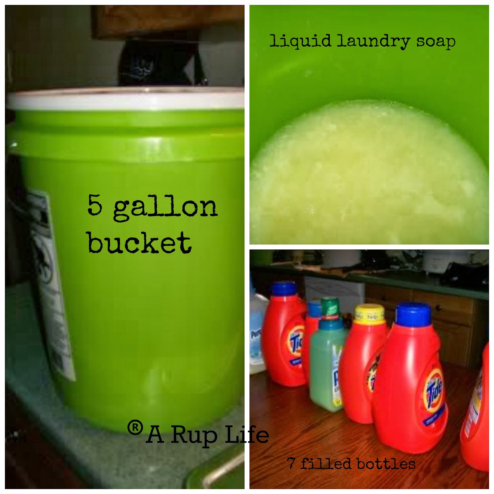 A RUP LIFE Make Your Own Laundry Soap!