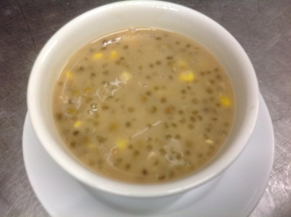 how to cook green bean soup with sago