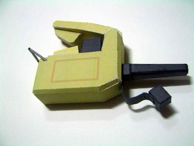 C4 Detonator Papercraft. 