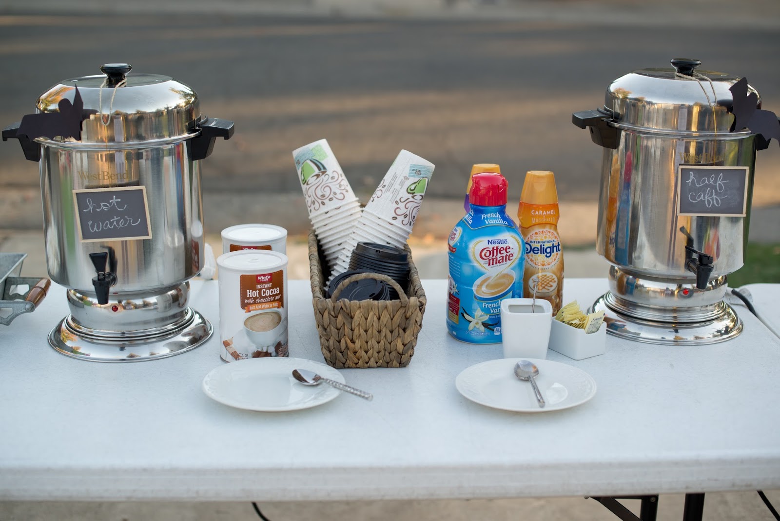 Domestic Fashionista Halloween Driveway Party
