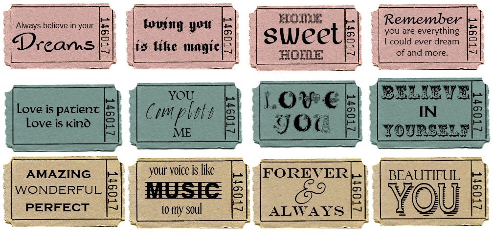 ticket stub template