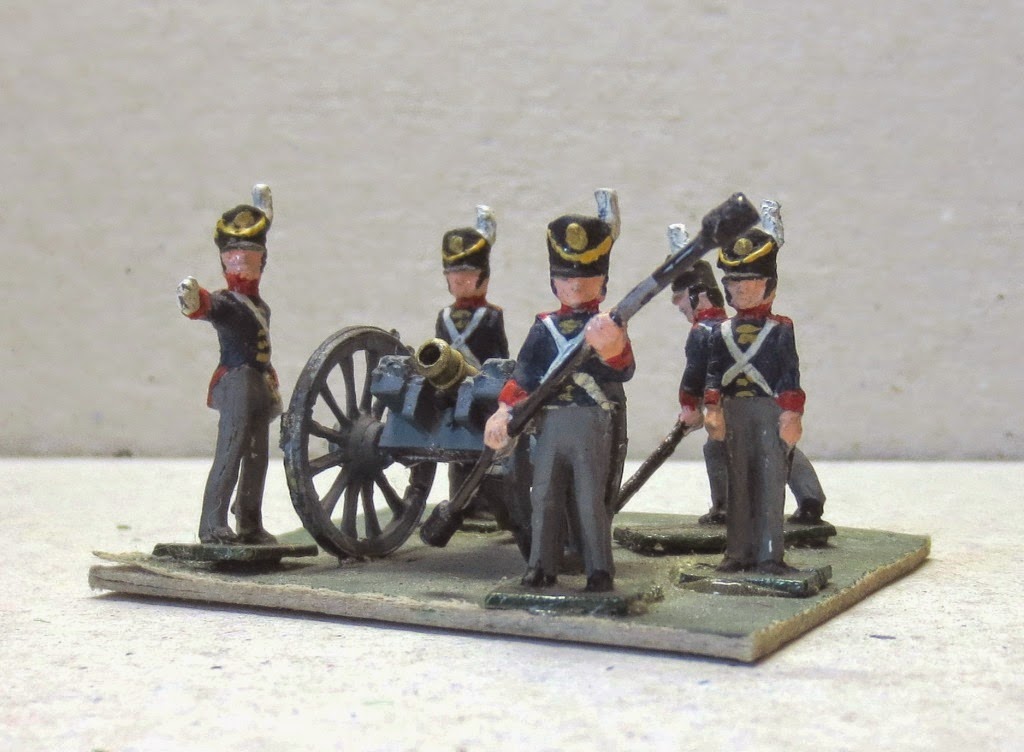 ROS 25mm FIGURES British Foot Artillery