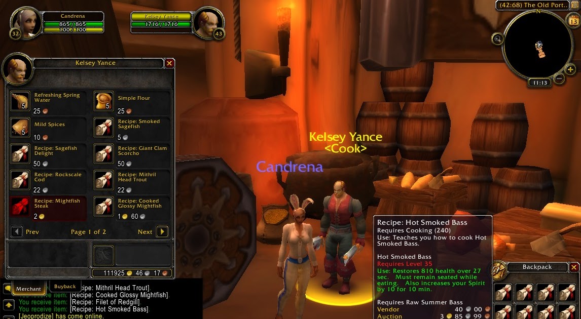 Wow Farmer: Wow Cooking - Recipe Hot Smoked Bass - Kelsey Yance - Wow