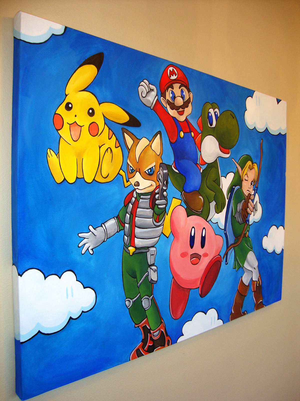Maren May Designs Super Smash Bros Painting Act Ii Scenes I Iv