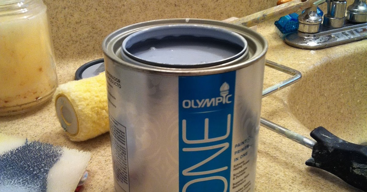 The Pfaff Pfix Lowe's Olympic One Paint, in Sherwin Williams Aleutian