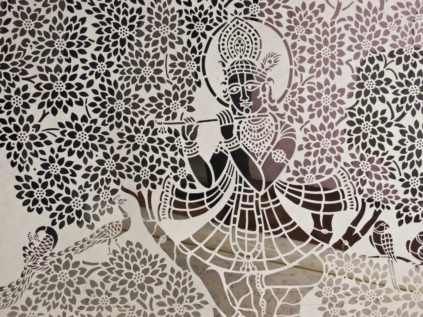 The Cut Paper Is Usually Placed On Floor And Colours Are Filled In To Make Rangoli Decorative Patterns Floors Entrances As Welcoming Signs For The Cut Paper Is Usually Placed On Floor And Colours Are Filled In To Make Rangoli Decorative Patterns Floors Entrances As Welcoming Signs For