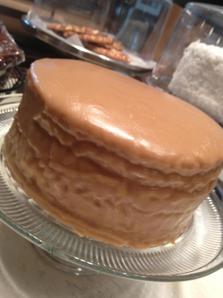 old fashioned caramel cake