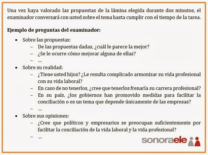 DELE B2 - PRUEBA 4 - TAREA 1 - OPCIÓN B (Conversación)