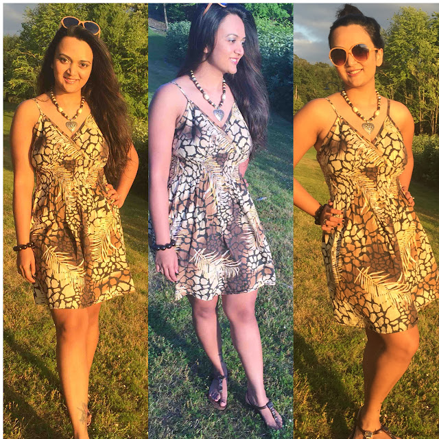 Leopard prints dress, how to wear leopard prints, Ananya in a dress, gene coulon park