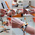 DIY 4 Strand Braided Ribbon Bracelet
