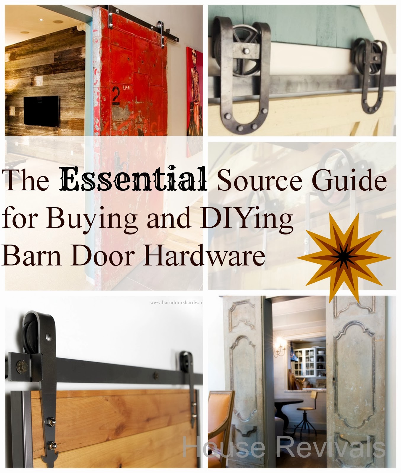House Revivals Barn Door Hardware Guide
