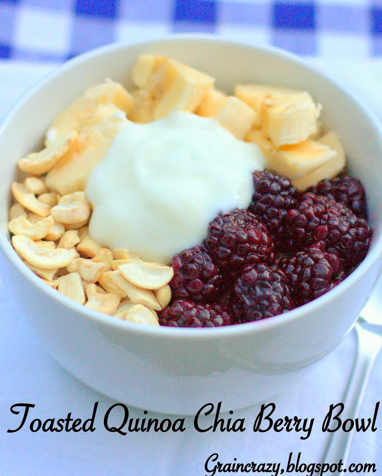Grain Crazy Toasted Quinoa Chia Berry Bowl