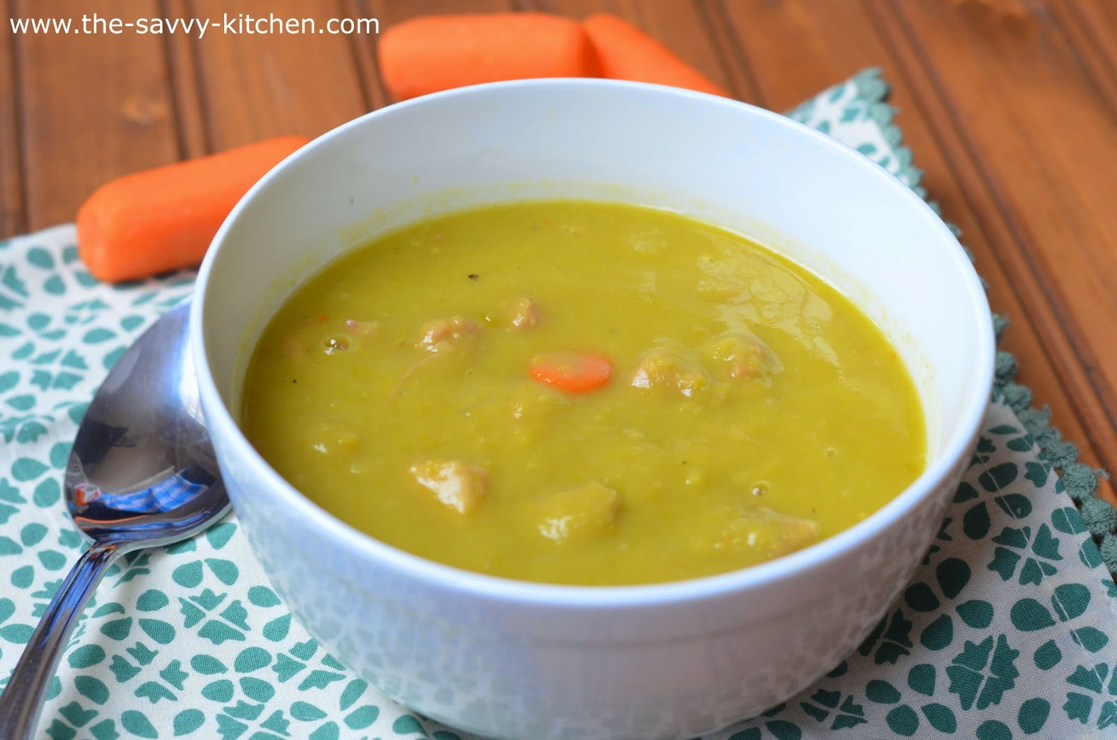 The Savvy Kitchen Split Pea and Ham Soup (GlutenFree)