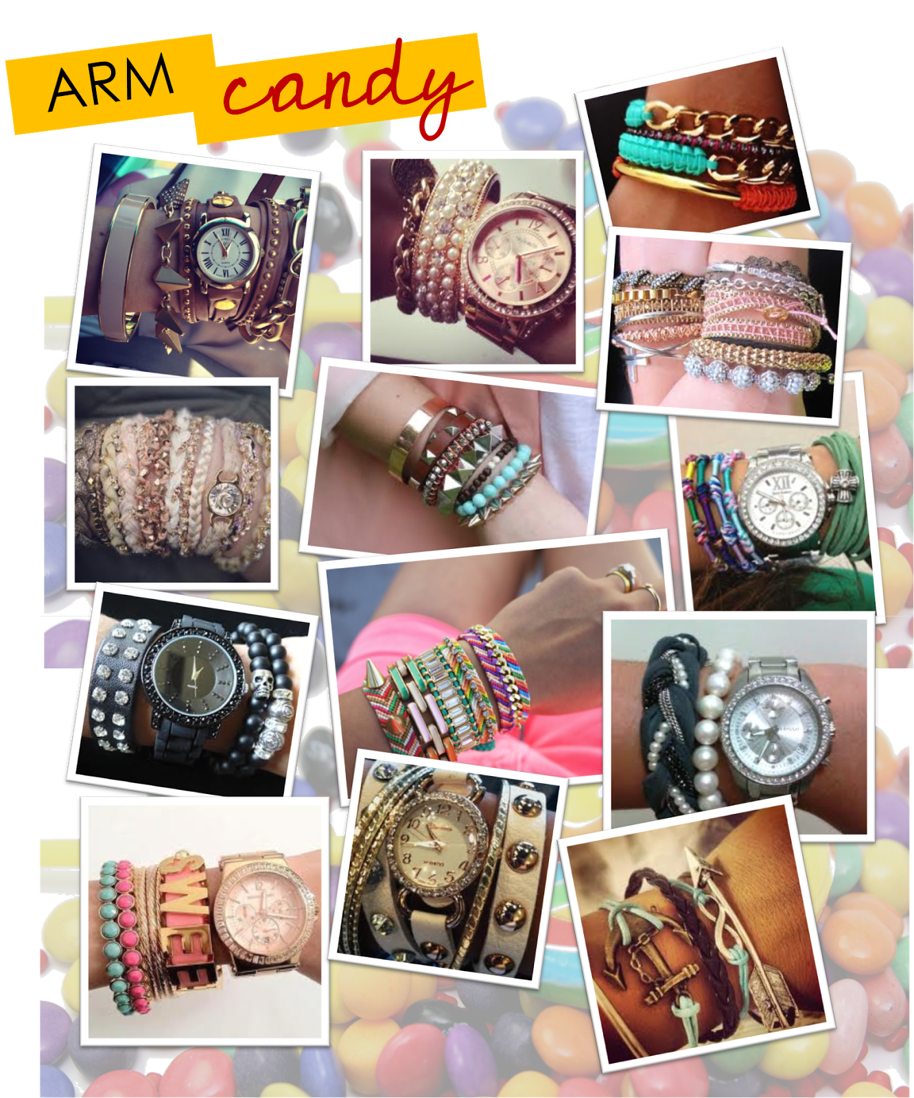 Fecho Éclair Arm Candy )