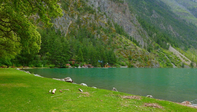 The beach at Seton Lake is awesome to swim in during summer months (2013-05-23)