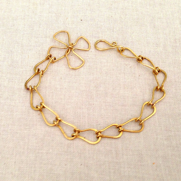 Teardrop Link handmade Chain Free Tutorial by Lisa Yang Jewelry
