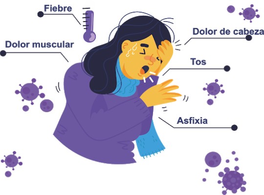 Ante síntomas como fiebre, dolor en el pecho o  falta de aire, hay que solicitar atención médica.